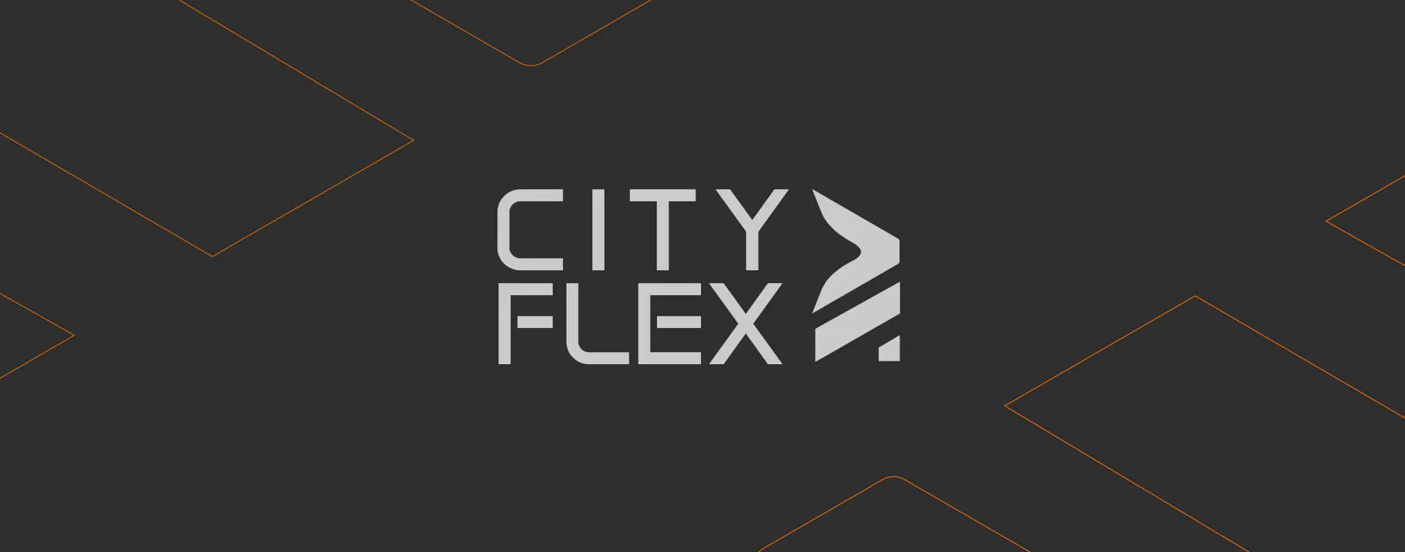 City Flex social media posts in the new orange-and-grey style