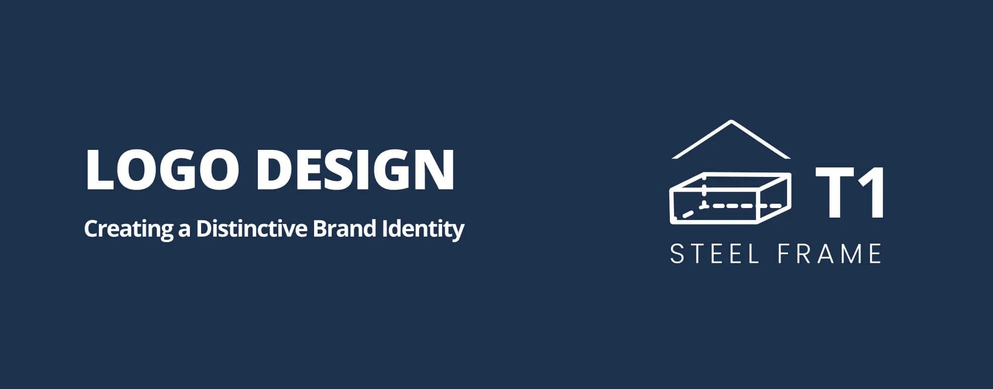 The T1 Steel Frame logo — a house outline above the company name