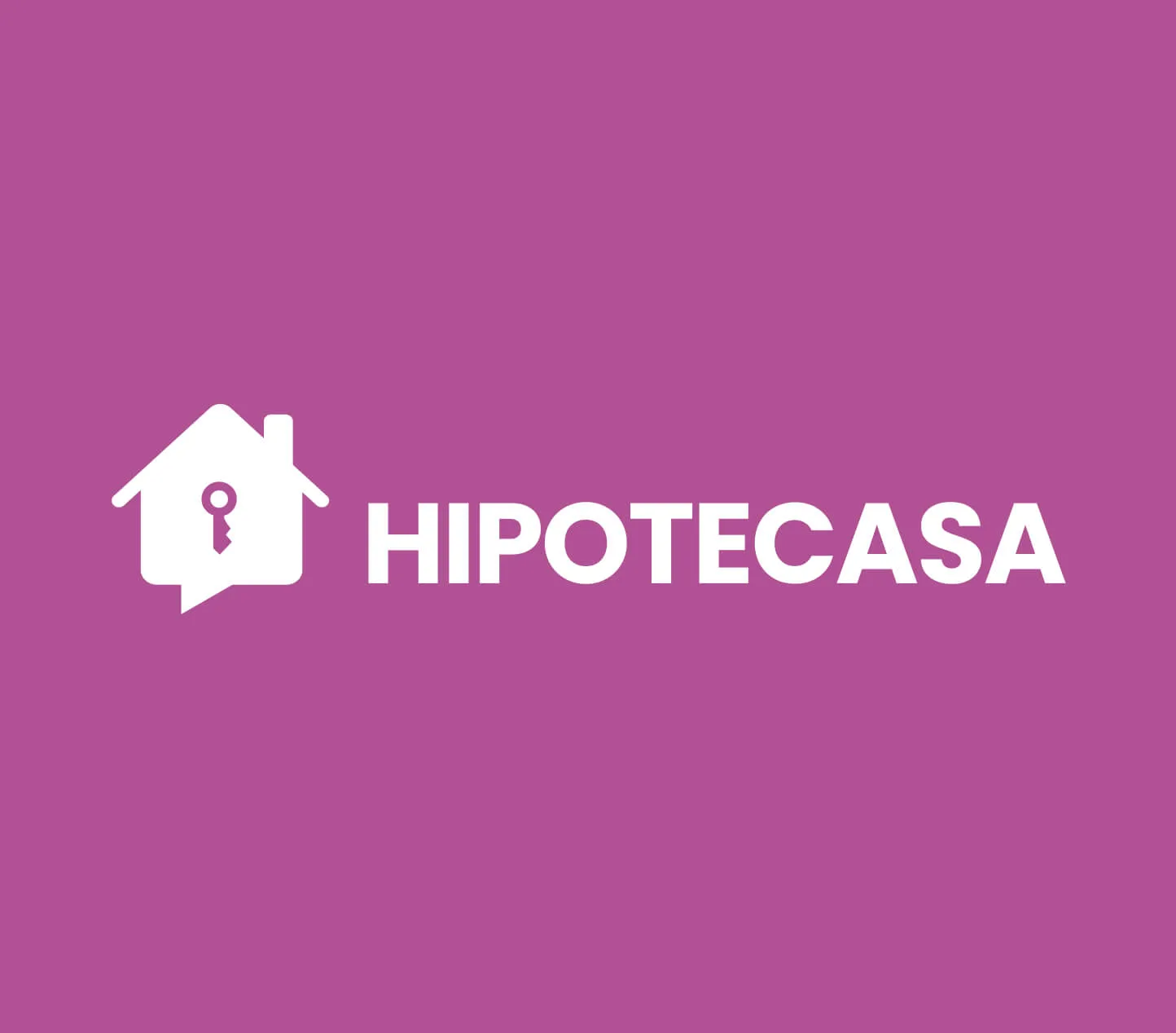 A Hipotecasa social post in the brand's green palette