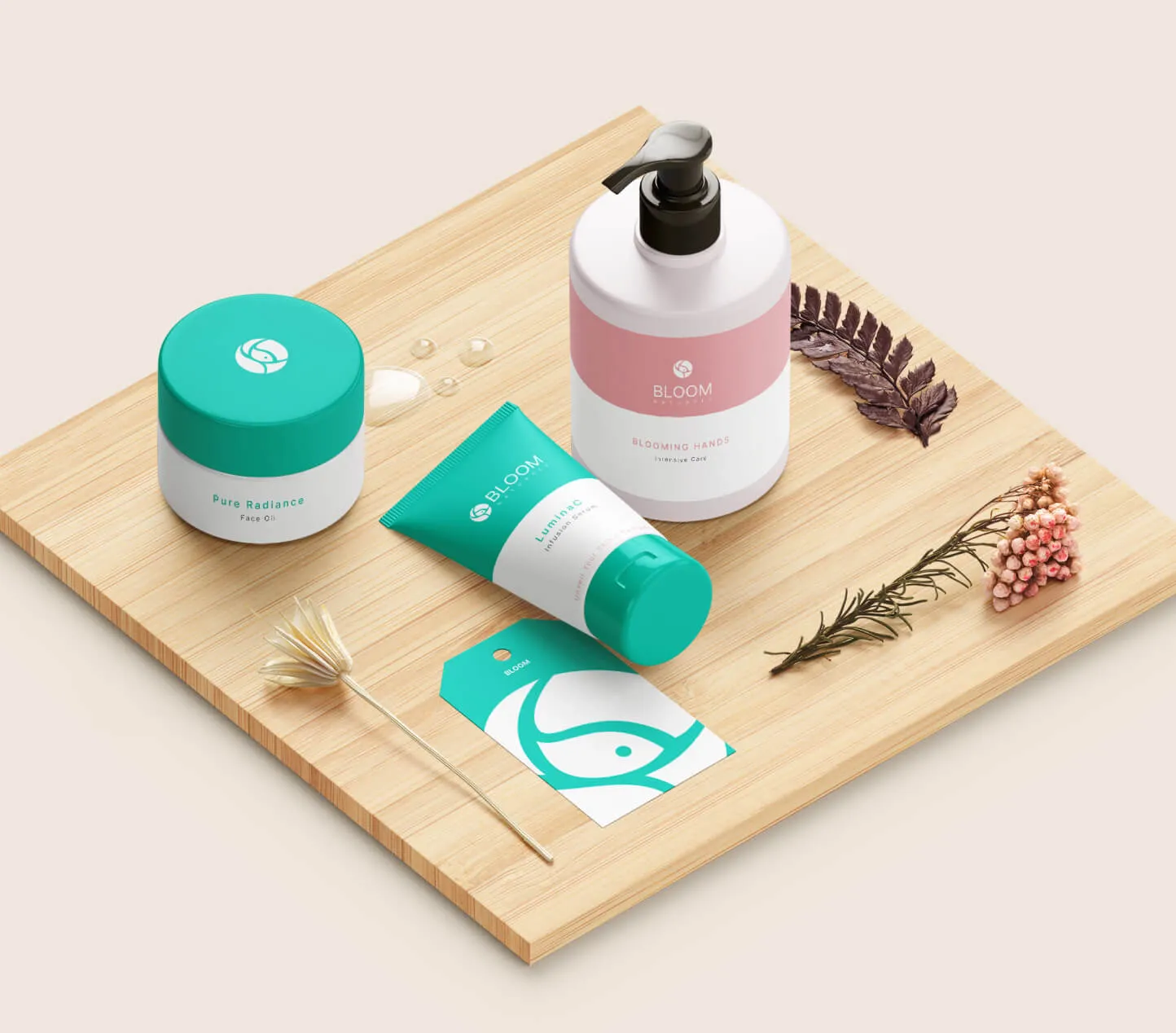 A Bloom Naturals product poster