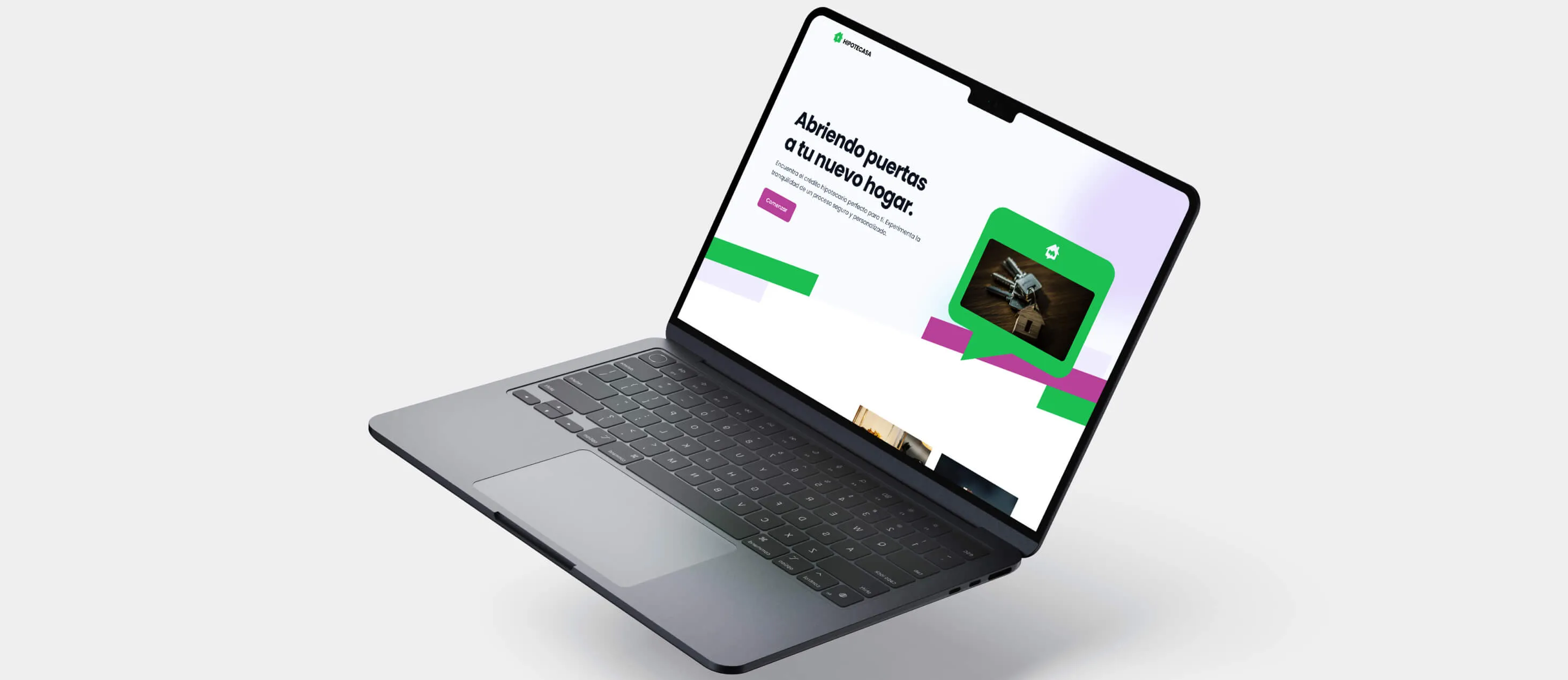 The Hipotecasa marketing landing page